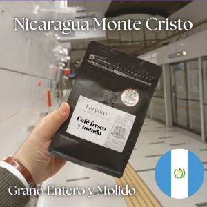 Café de especialidad Nicaragua Monte Cristo Tostado medio 250 Grs